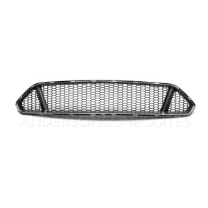 Ford Mustang Front Grilles - Anderson Composites - Type-GT Carbon Fiber Upper Grille - Carbon Fiber - `18-`20